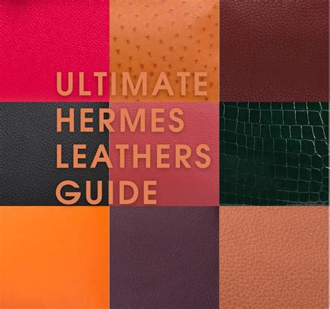 hermes leather pattern|types of Hermes leather.